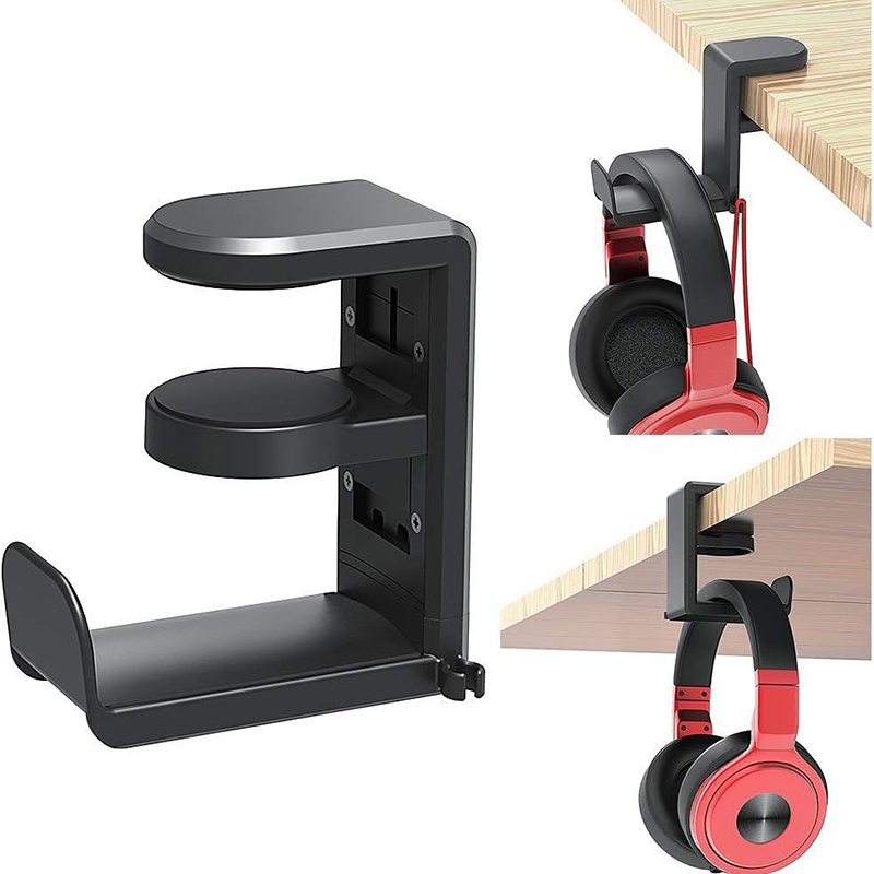 Gaming Setup Desk - PC Gaming Headphone Stand Headset Hook