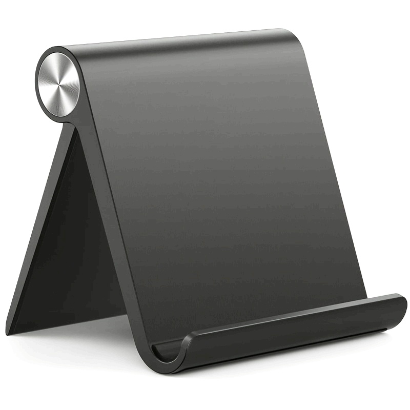Desk Setup Speakers - Adjustable Portable Tablet & Phone Stand