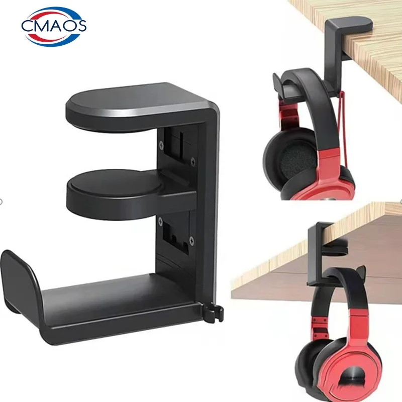 Headphone Hook Under - No Punch Table Clip Hook Headphone