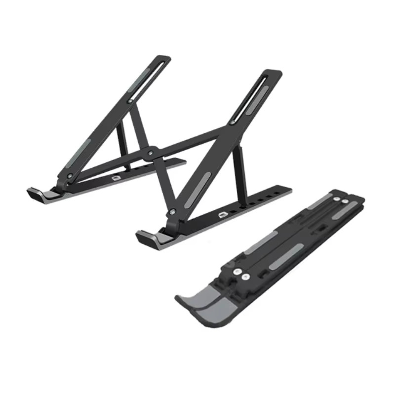 Desk Setup Macbook - Adjustable Laptop Stand Portable Foldable Notebook