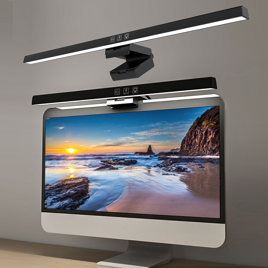 Gaming Setup Desk - 50cm LED Computer Monitor Light Bar
