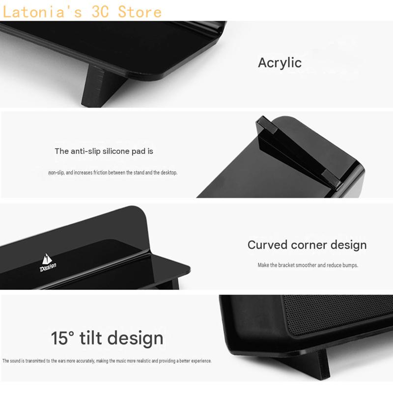 Desk Setup With Speakers - Desktop Speaker Stand for Speaker Setups,