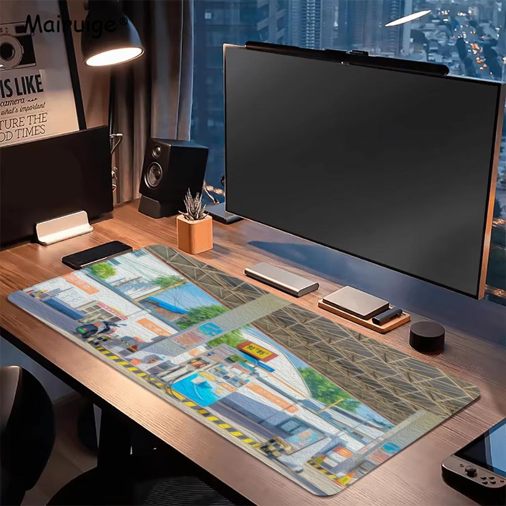 Urban Street View Oil Painting - Desk View Setup review and price