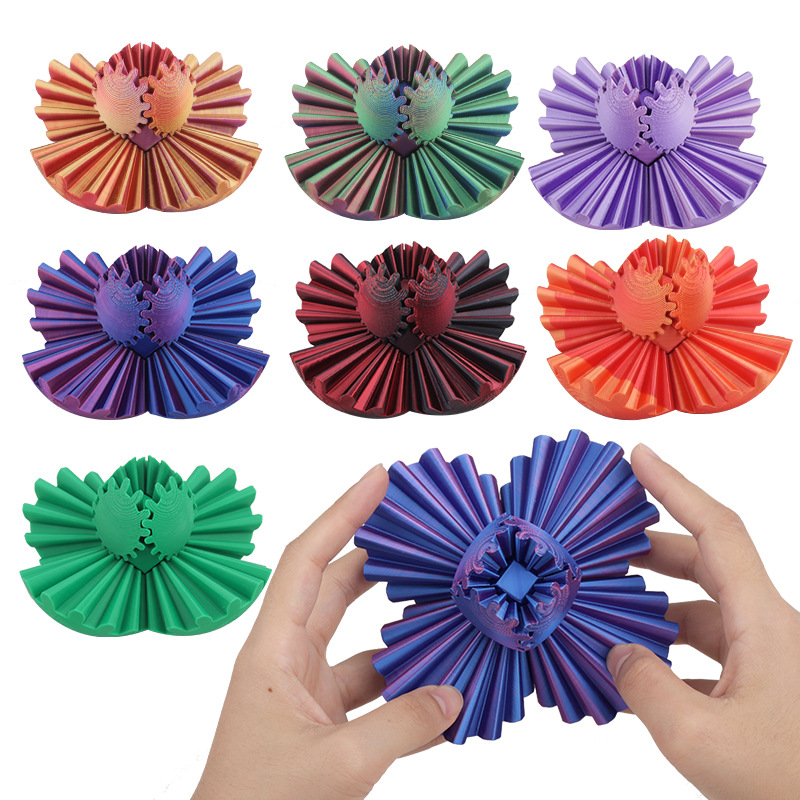 3D Printed Gear Ball Spin Deco - Desk Setup Gear review and price