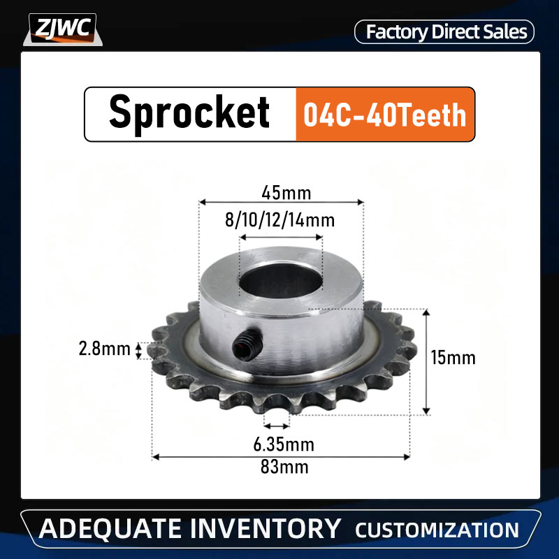 04C 40T Sprocket Inner Hole 8/ - Desk Setup Gear review and price
