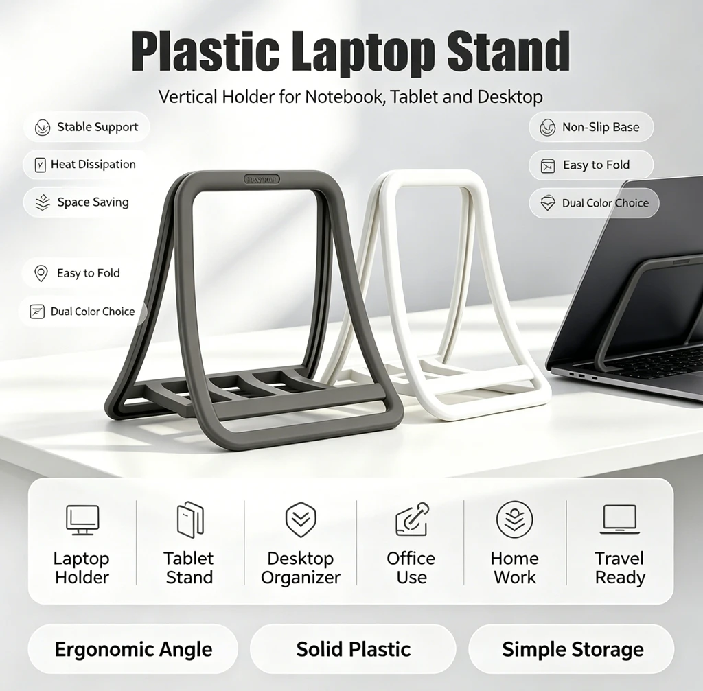 Vertical Laptop Stand Notebook - Desk Setup Macbook review and price