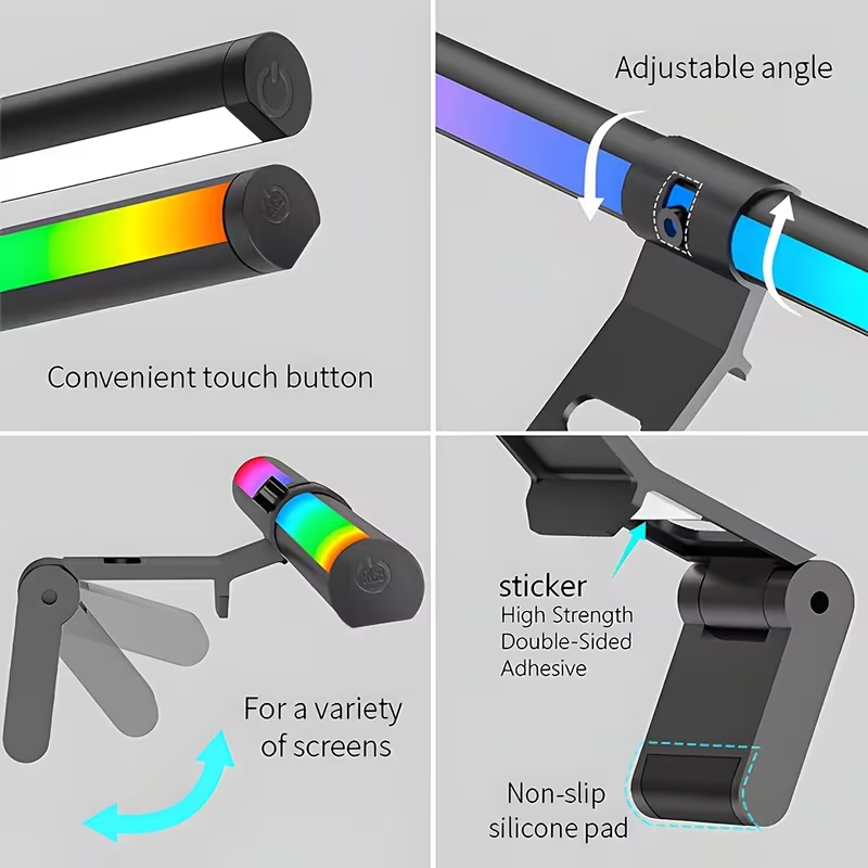 Monitor Light Bar RGB Lightbar - Desk Setup Gear review and price