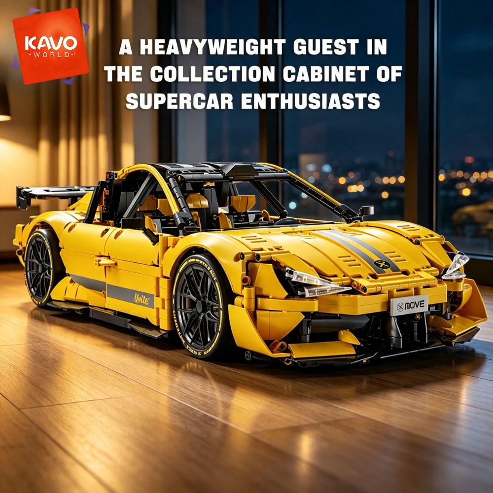KAVOWORLD 2143pcs Yellow 1:10  - Desk Setup Requirements review and price