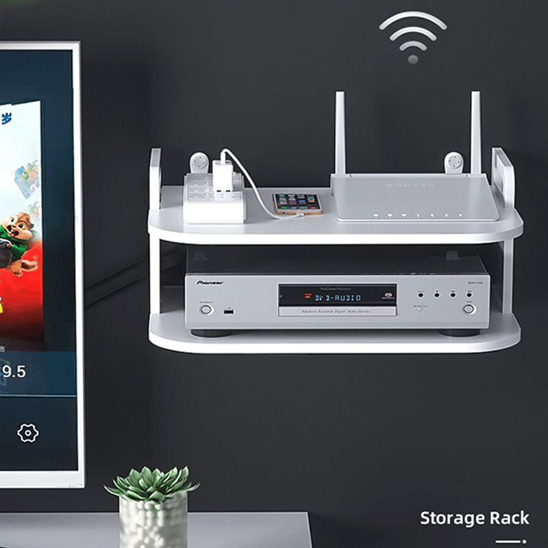 Wall-Mounted Router Cable Orga - Desk Setup With Tv review and price