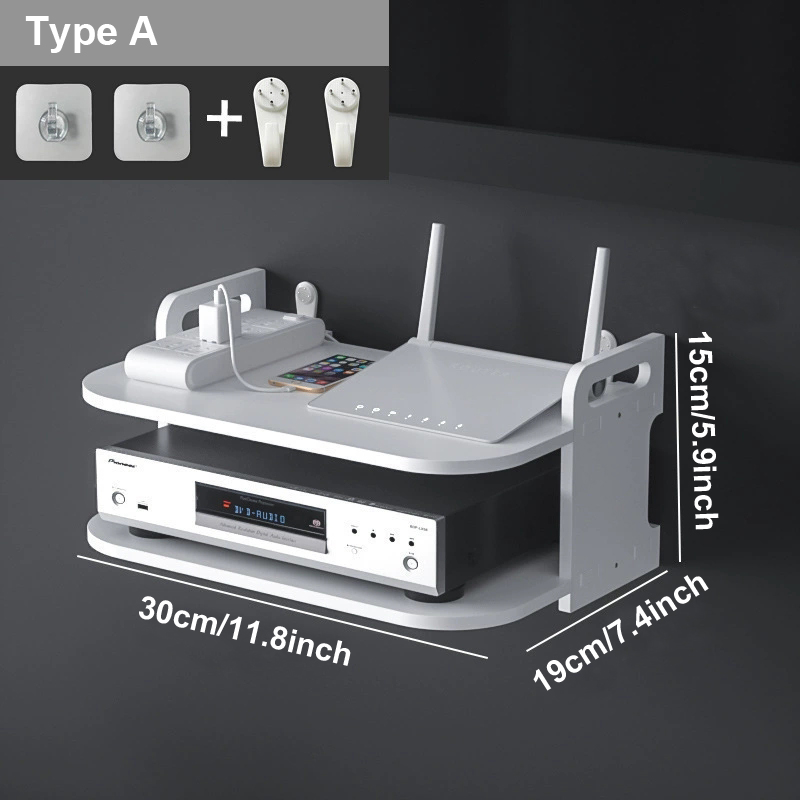 Wall-Mounted Router Cable Orga - Desk Setup With Tv review and price