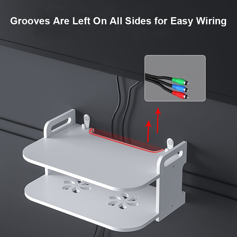 Wall-Mounted Router Cable Orga - Desk Setup With Tv review and price