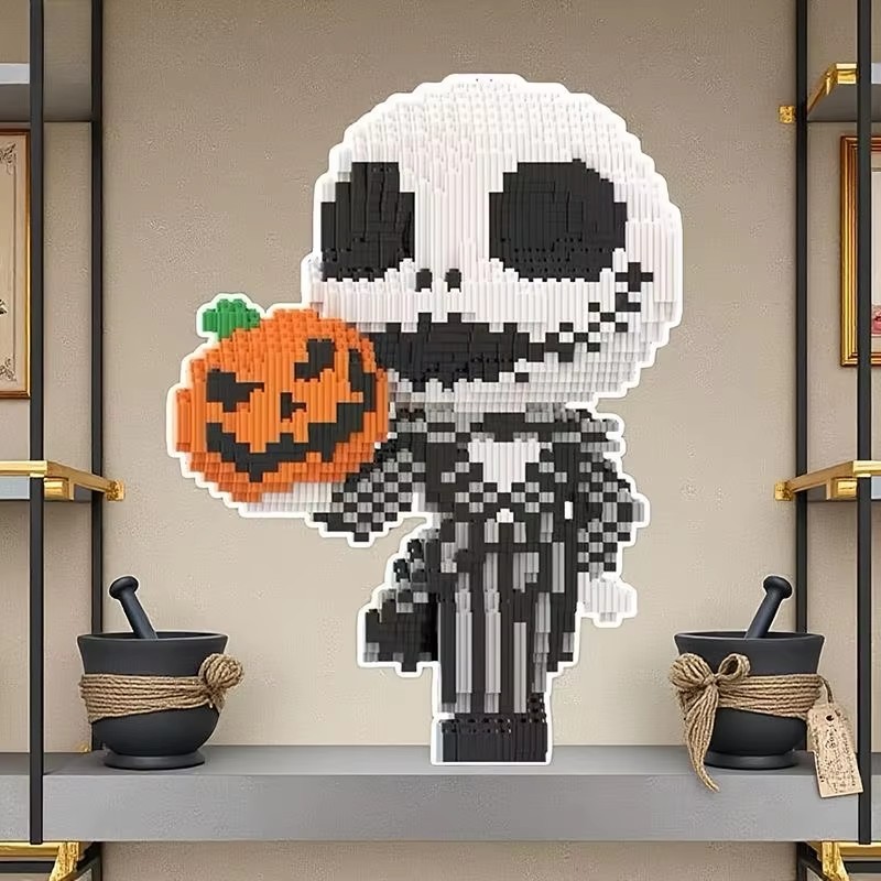 33cm Halloween Skeleton Pumpki - Desk Setup Gear review and price