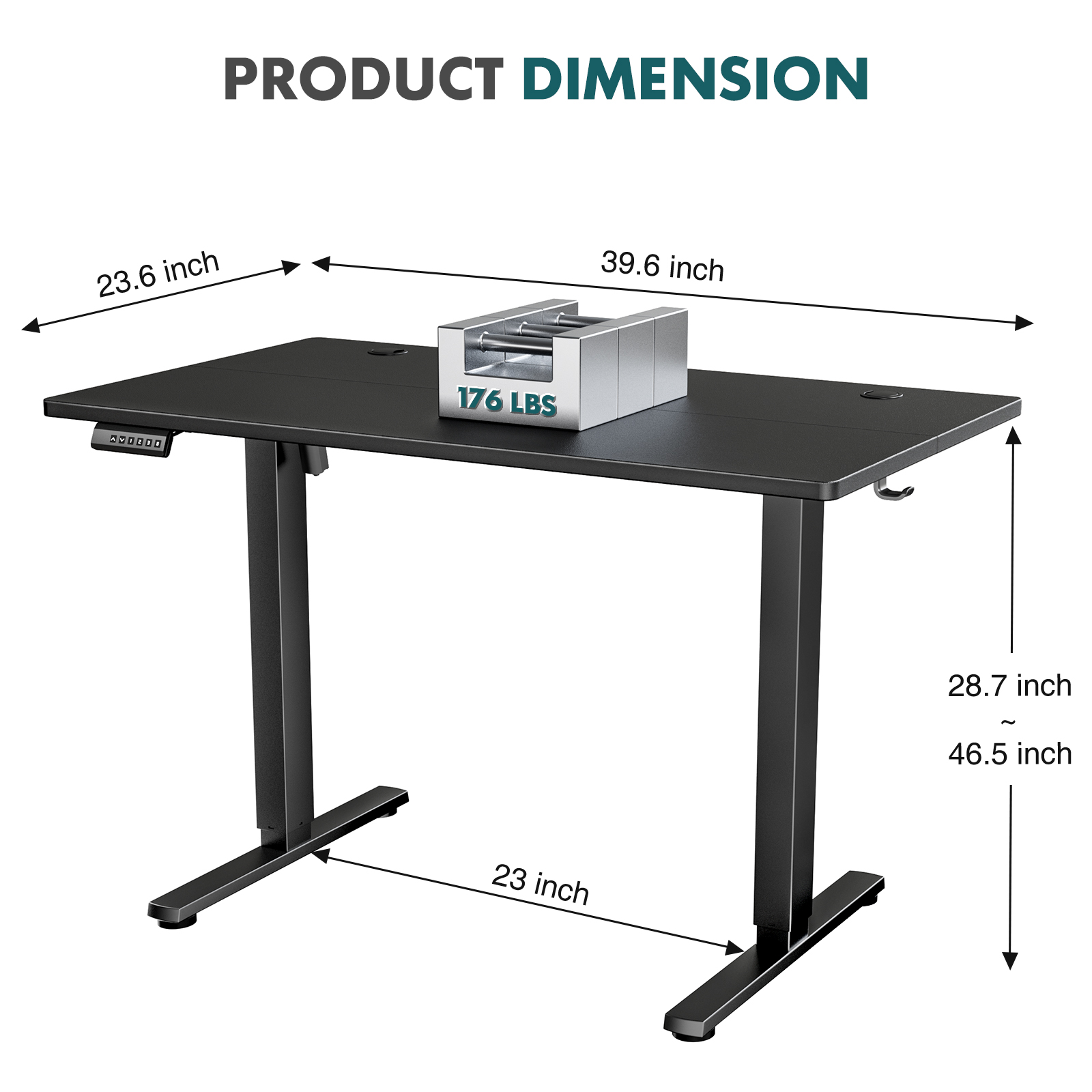 MCQ Electric Standing Desk Hei - Desk Setup Office review and price