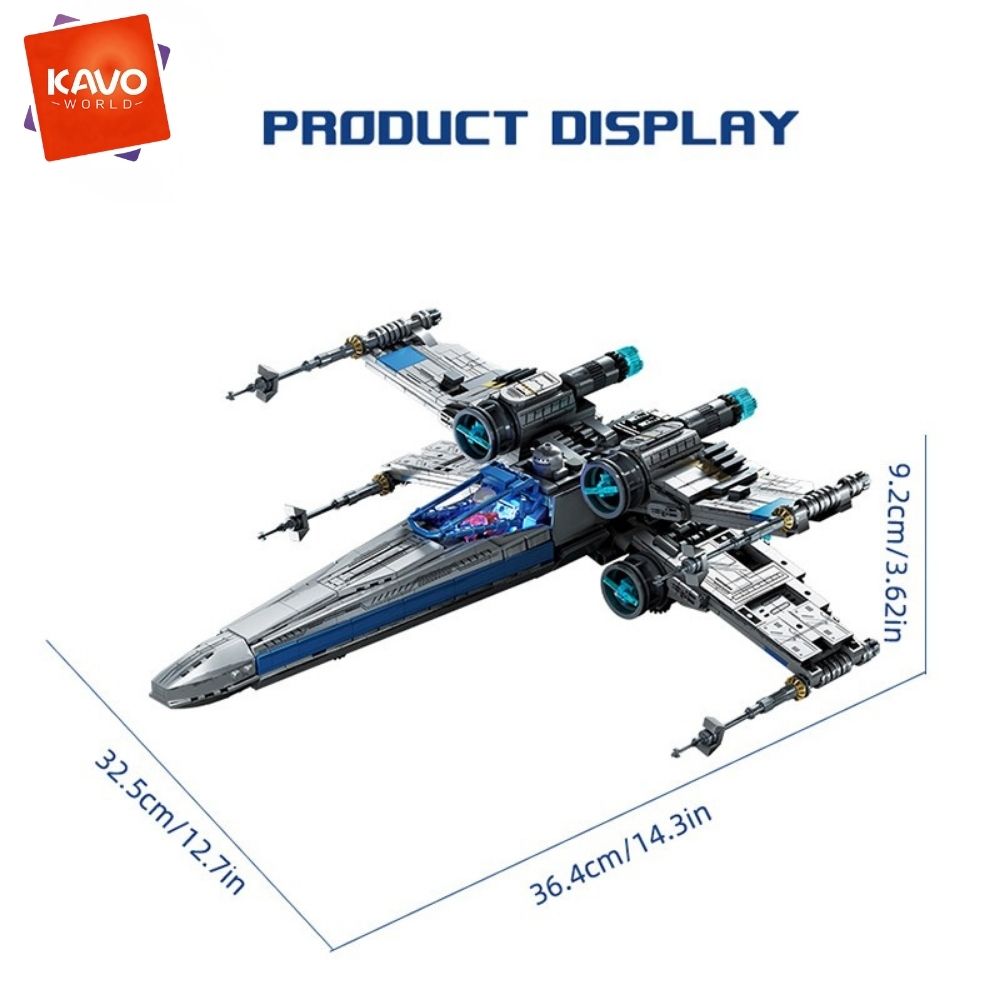 KAVOWORLD 1271pcs Sci-Fi Space - Desk Setup Grey review and price