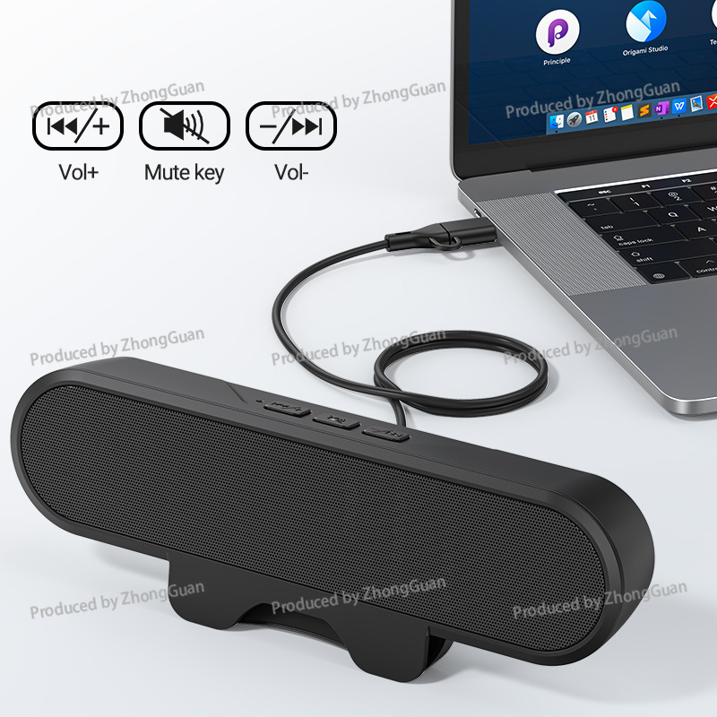 Mz-630 Clip-On PC Speaker Bar, - Desk Setup With Speakers review and price