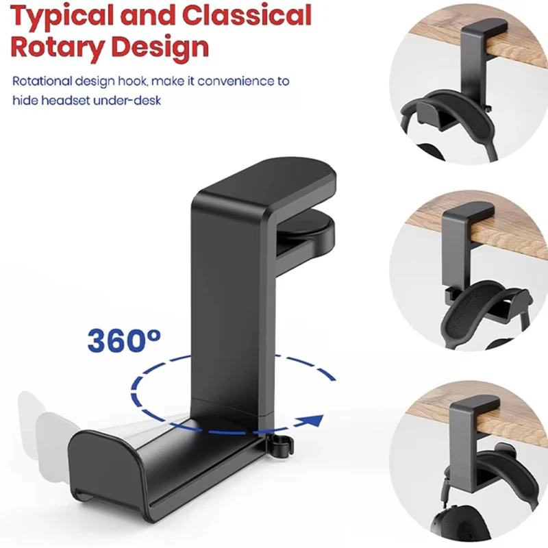 No Punch Table Clip Hook Headp - Headphone Hook Under review and price