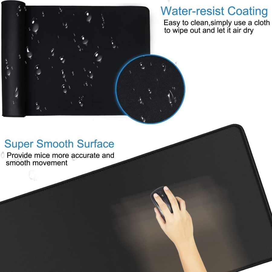 Gaming Mousepad Grey Marble La - Desk Setup Grey review and price