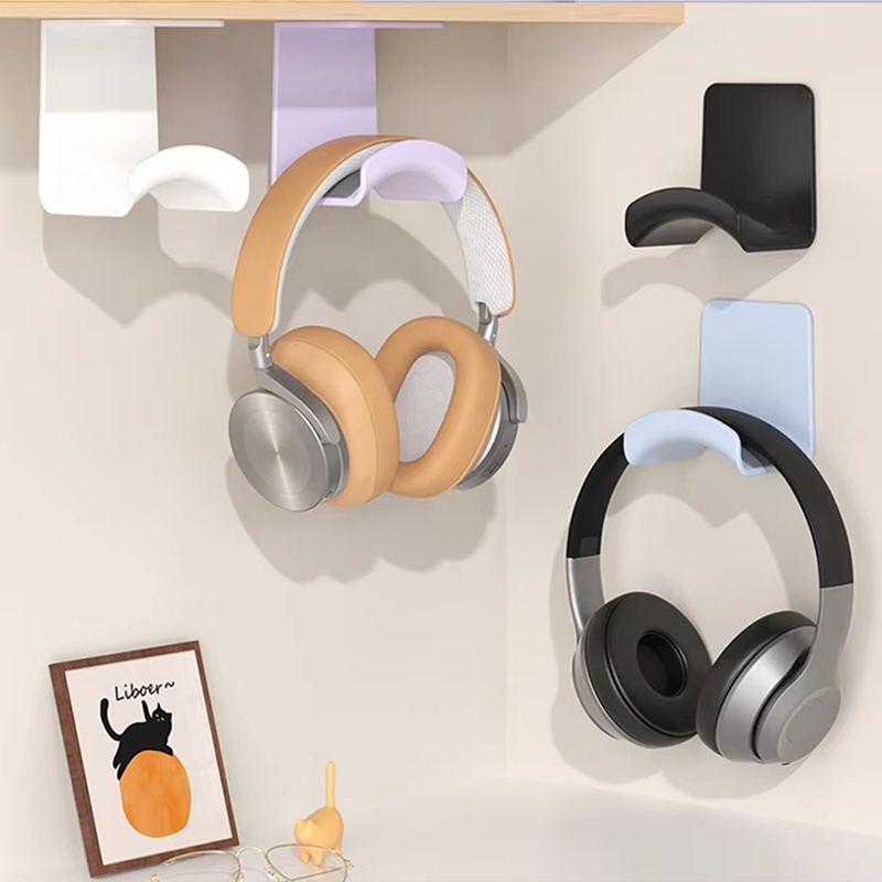 2Pcs Universal Plastic Wall Mo - Headphone Hook Under review and price
