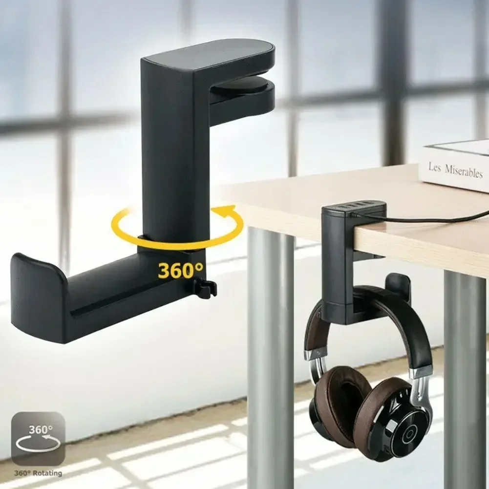 No Punch Headphone Hook Clip H - Gaming Setup Desk review and price