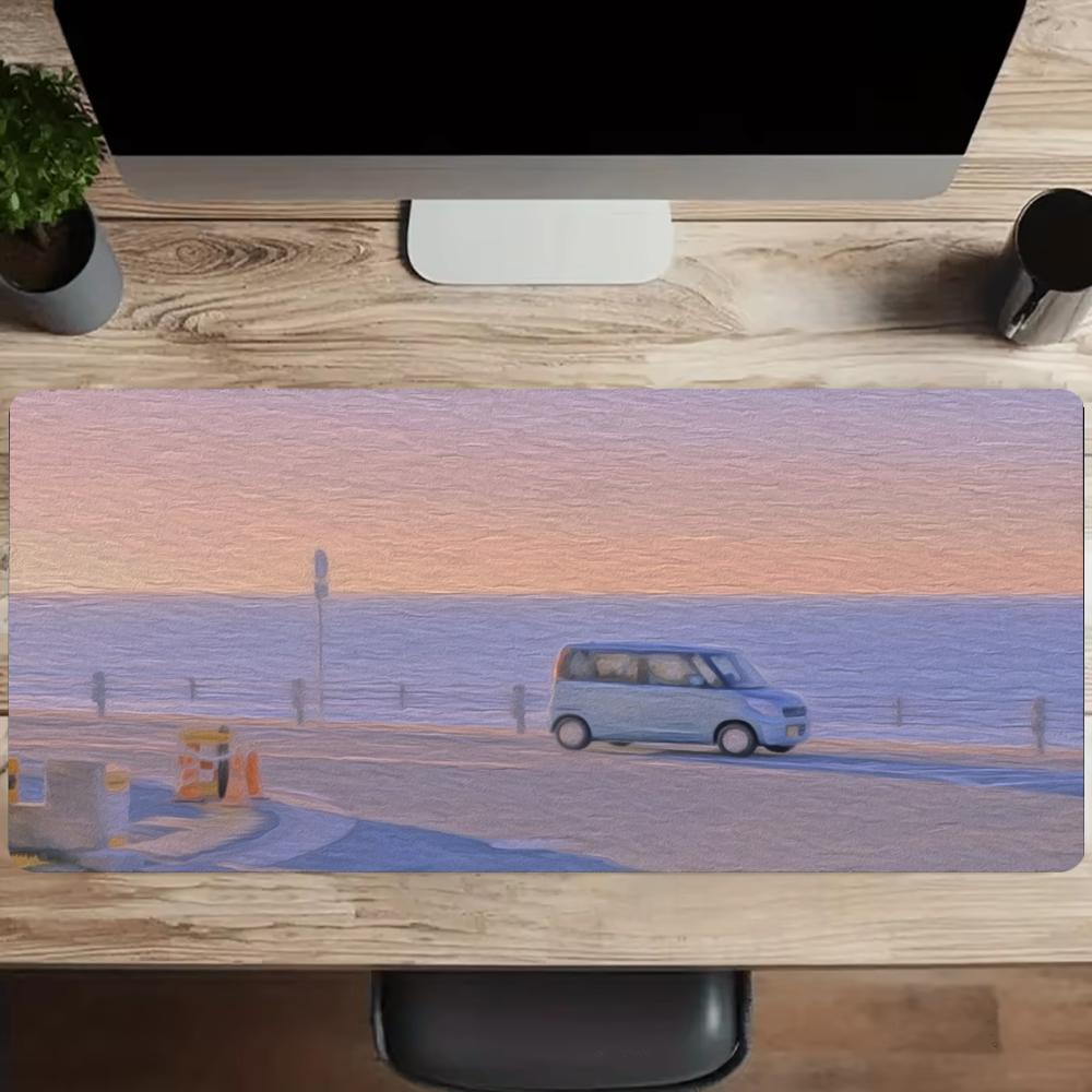 Urban Street View Oil Painting - Desk View Setup review and price