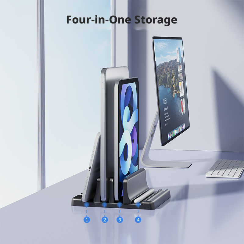 Universal 3/2 Slots Desk Lapto - Desk Setup Macbook review and price