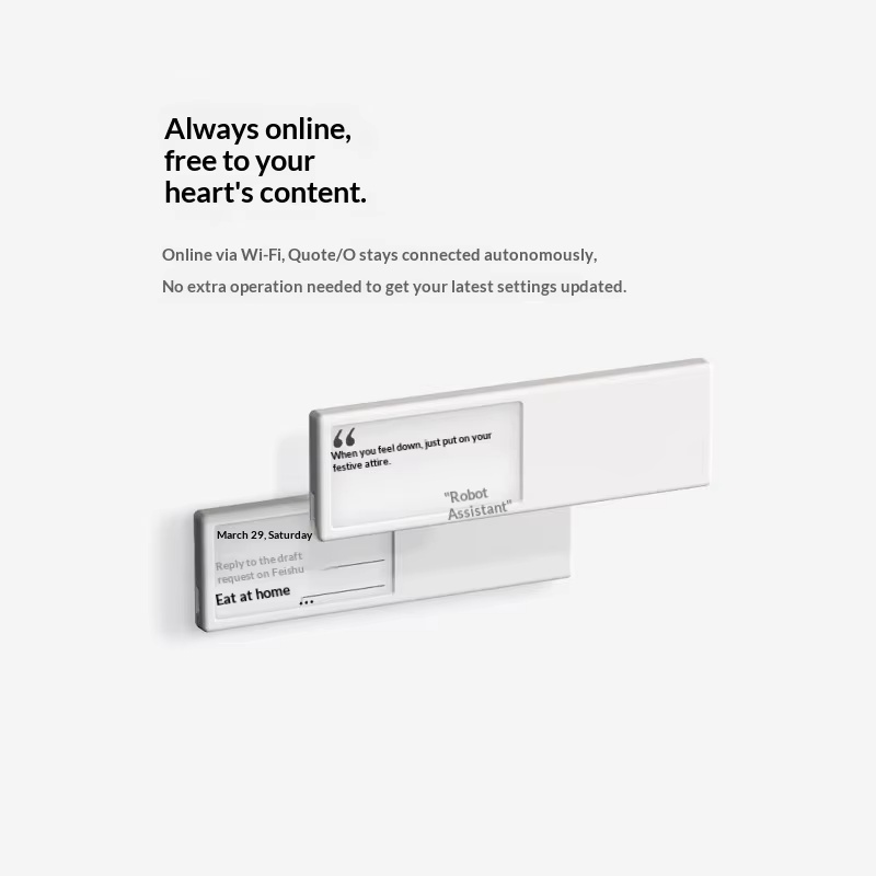 Quote O Smart Wifi E Ink Displ - Desk Setup Office review and price
