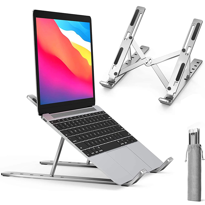 Foldable Aluminum Laptop Stand - Desk Setup Macbook review and price