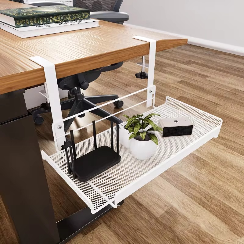 Under-Desk Steel Wire Manageme - Desk Setup Gear review and price