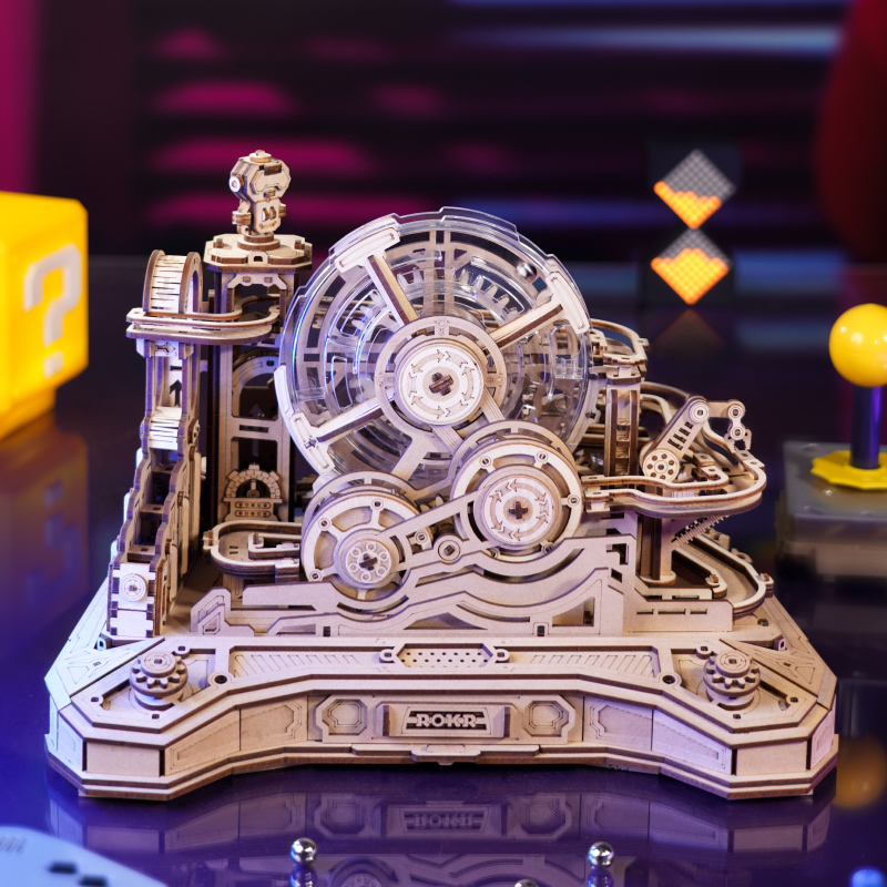 Robotime Rokr Pinball Model Ge - Desk Setup Gear review and price