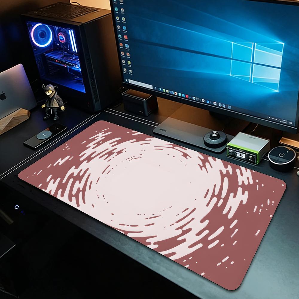 Grey Circular Ripple Fluid Tex - Desk Setup Grey review and price
