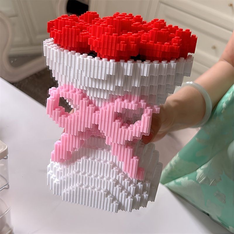 Red Rose Bundle Building Block - Desk Setup Gear review and price