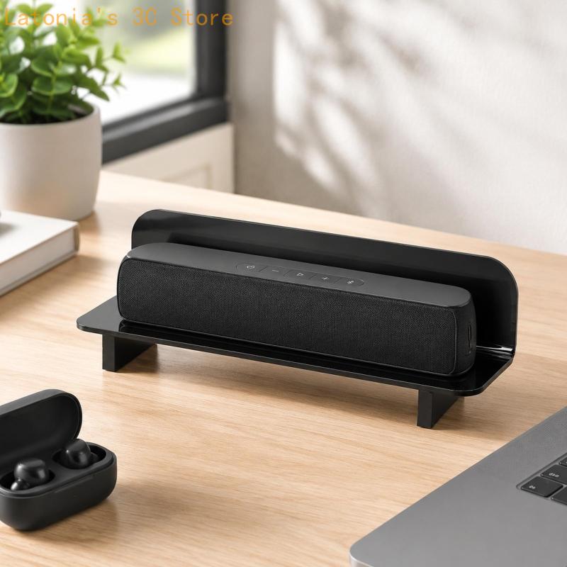 Desktop Speaker Stand for Spea - Desk Setup With Speakers review and price