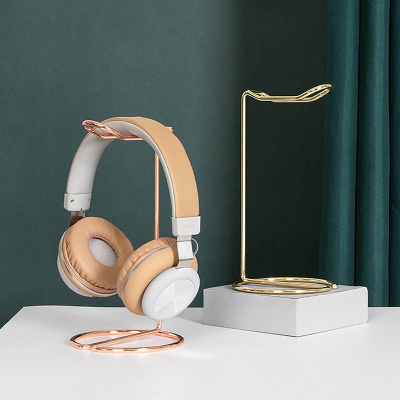1pc Iron Line Headphone Stand  - Headphone Hook Under review and price