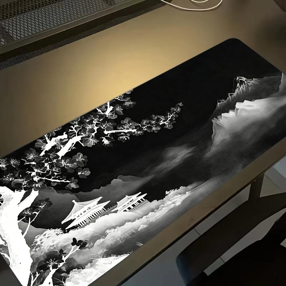 Grey Moonlit Night Large Mouse - Desk Setup Grey review and price