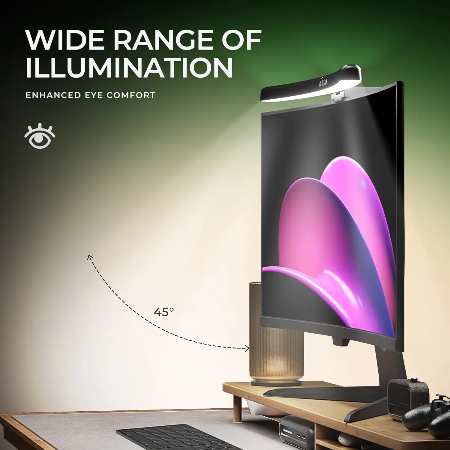 Computer Monitor Light Bar RGB - Gaming Setup Desk review and price